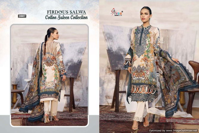 Shree Firdous Salwa Cotton Sateen Festive Wear Pakistani Salwar Kameez Collection